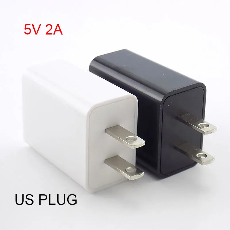 5V 1A 2A 3A Travel USB Adapter Phone Charger Power Supply Adapter Wall Desktop Charger Power Bank EU/US Plug Portable