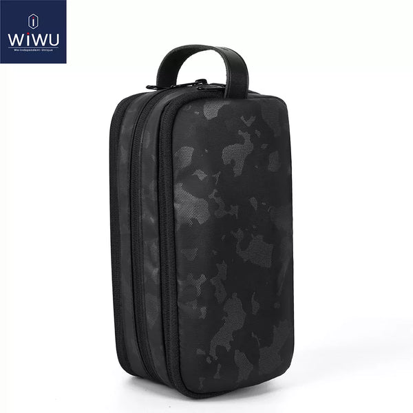 WIWU Electronic Storage Bag Portable Design Travelling Organize Carry Pouch for Mobile Phone Cables Charger Gadget Storage Bags