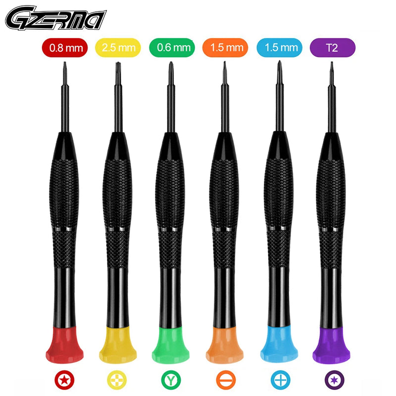 6Pcs Professional Precision Screwdriver Set For iPhone X 8 Plus 7 Repair Watch Electronics Toys Eyeglasses Screwdriver Tools Kit