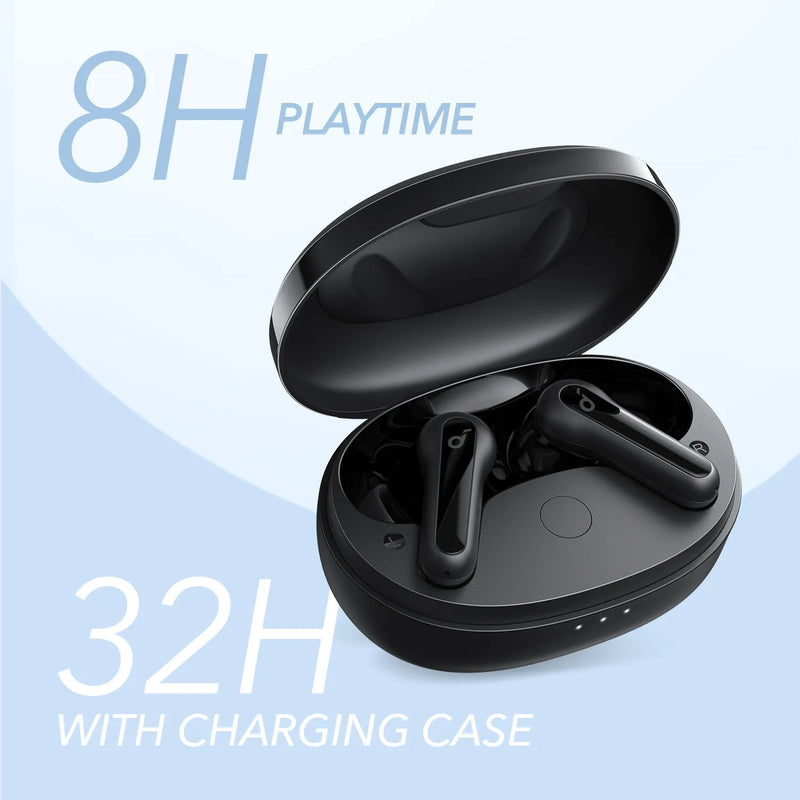 Soundcore by Anker Life P2 Mini True Wireless Earbuds, bluetooth earphones tws with Big Bass, Bluetooth 5.2, 32H Playtime