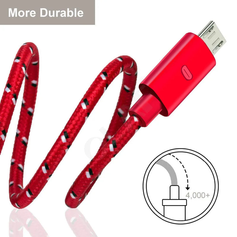 Olaf Micro USB Cable 1m/2m/3m Fast Charging Data Sync USB Charger Cable For Samsung Xiaomi Huawei HTC LG Mobile Phone Cables