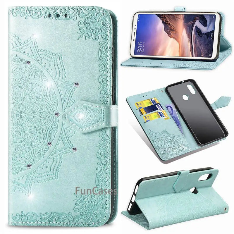 For Xiaomi Mi Max 3 Case Anti-knock Back Cover For Xiaomi Mi Max 3 Soft TPU PU Leather Phone Case For Xiaomi Mi Max 3