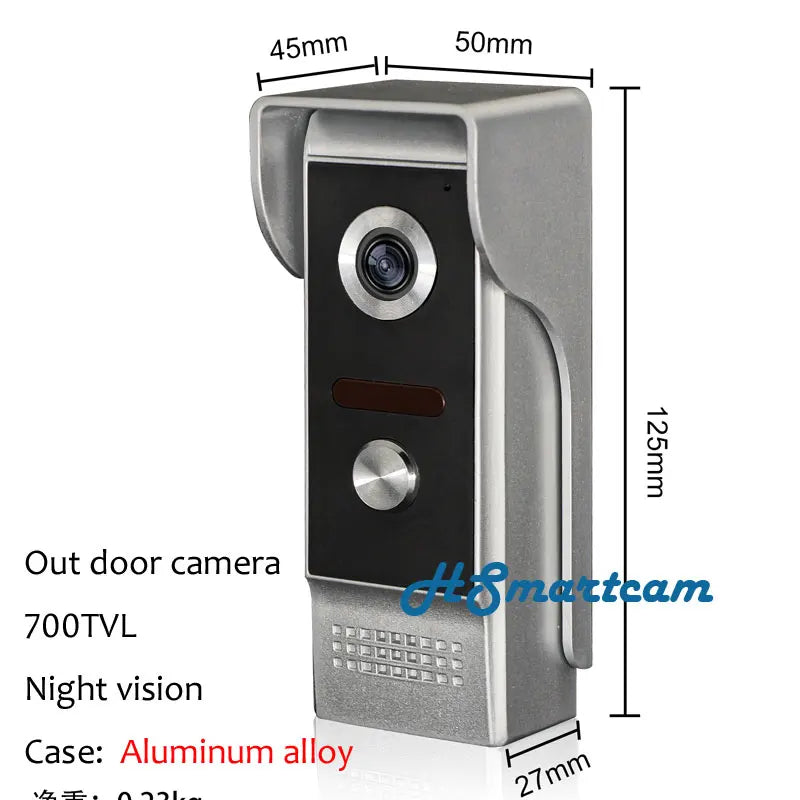 New Home Security Out door Camera 700TVL Night vision (Case Aluminum alloy) For Video Intercom Doorbell System Door Phone Bell