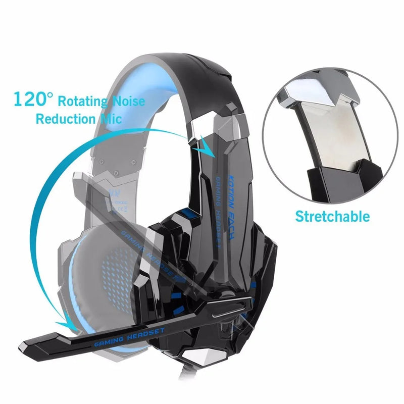 KOTION EACH G9000 Game Headphone 3.5mm Earphone PS4 Headset Gaming Headphone With Mic For PC Laptop playstation 4