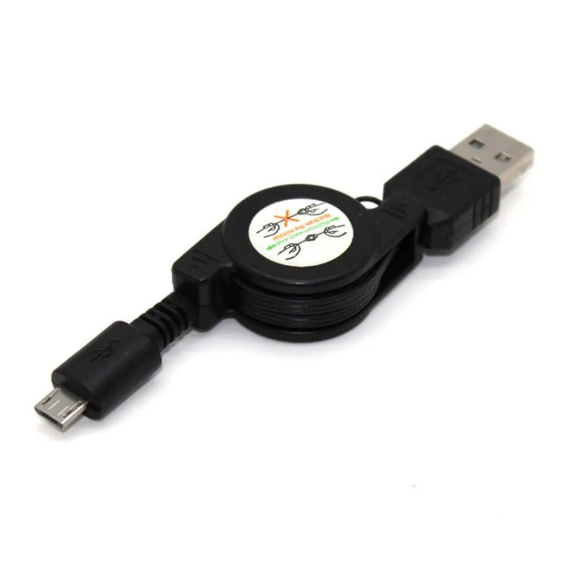 Micro USB 2.0 Cable Retractable Data Sync Charger Cord For All Android Phone pad cell camera  mp3 mp4 stoage robot vr