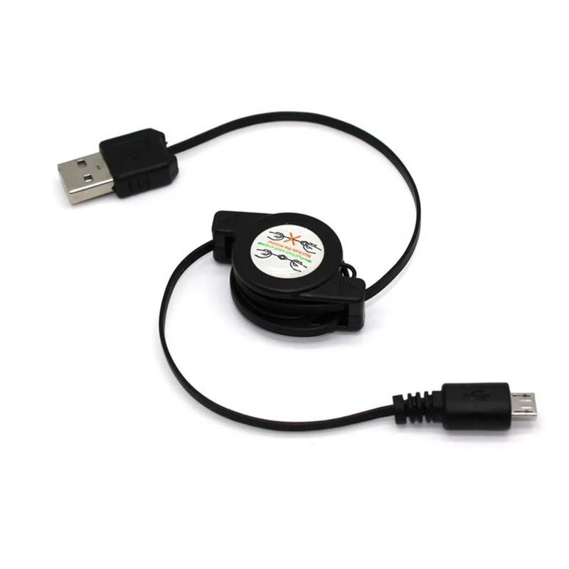 Micro USB 2.0 Cable Retractable Data Sync Charger Cord For All Android Phone pad cell camera  mp3 mp4 stoage robot vr