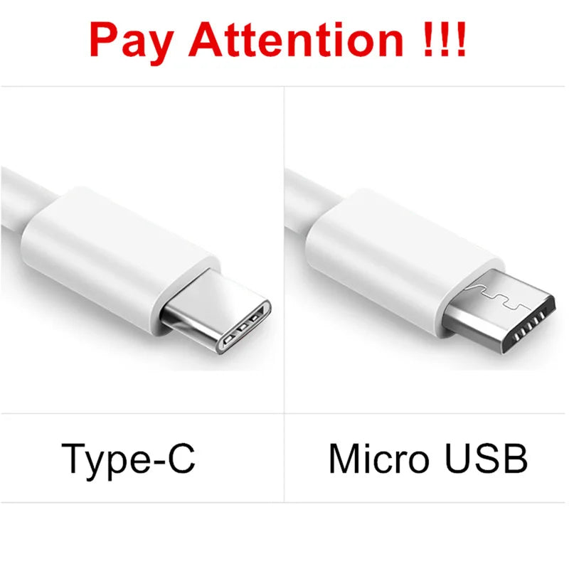 For Samsung A12 A32 A42 A52 A72 5G A21S A51 A71 A31 A41 Mobile Phone Charger USB Phone Adapter EU Plug Type-c USB Charging Cable