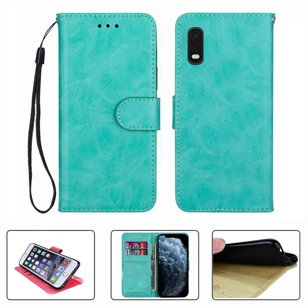 For Samsung Galaxy Xcover Pro SM-G715FN/DS SM-G715W SM-G715U Wallet Case High Quality Flip Leather Phone Shell Protective Cover