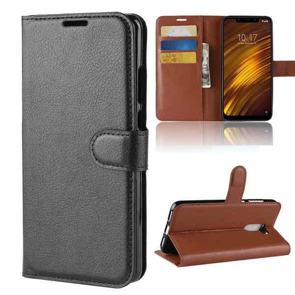 Retro Protective Cover for Xiaomi Poco Phone F1 Wallet Cover Card Holder Phone Cases for Xiaomi POCOPHONE F1 Leather Case