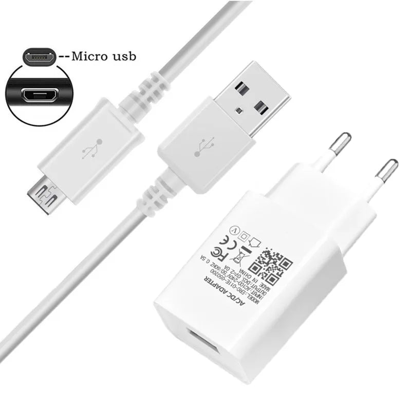 USB Charger 5V 2A Phone Adapter For Huawei P Smart 2020 Y5 Y6 Y7 2018 2019 Honor 7A 7C 7X Micro USB Fast Charging Cable Charger