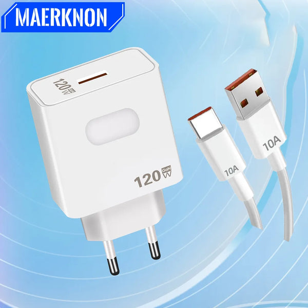 120W Fast Charger Phone Charger Wall Charger Adaptor For IPhone 11 13 14 Pro Max Xiaomi Samsung Galaxy S22  QC3.0 Quick Charger