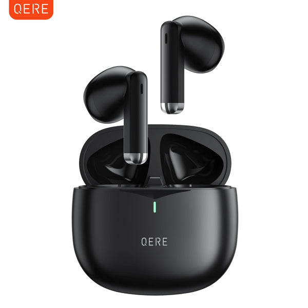 Wireless Headphones,QERE E28,NEW TWS Bluetooth 5.3,HD Microphone,HIFI Earphones,13mm Driver,60ms Low Latency,4 Mics+ENC Call