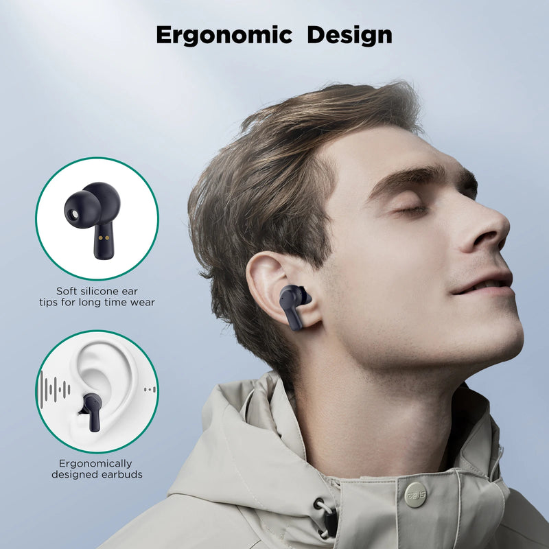 1/2/3pcs HTC TWS4 Wireless Earphones Bluetooth 5.3 Headphones Dual Stereo ENC Noise Reduction Bass Touch Control In-ear Earbuds