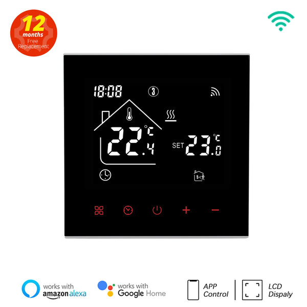 Tuya WiFi Smart Thermostat LCD Display Touch Screen for Electric Floor Heating Water/Gas Boiler Temperature Remote Controller