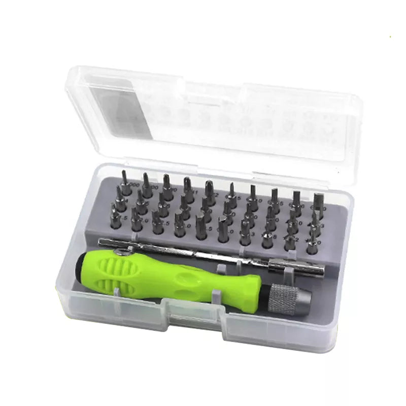 32 In 1 Multifunction Manual Screwdriver Kit for Mobile Phone Computer Electronic Repair Tool Set Product with Extension Rod