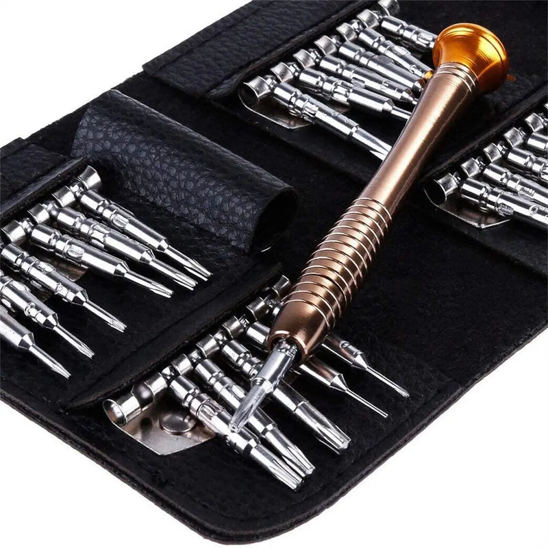 25 in 1 Mini Precision Screwdriver Set Electronic Torx Screwdriver Opening Repair Tools Kit for iPhone Camera Watch Tablet PC