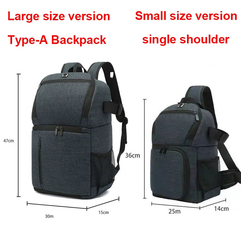 Waterproof DSLR Camera Bag Backpack With Charging Earphone Hole Outdoor Photo Bag for Canon Nikon Laptop Tripod Video Lens Bag