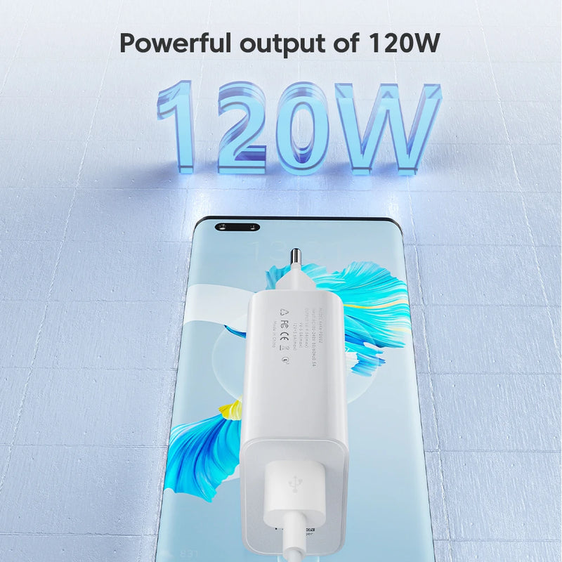 120W USB Charger Fast Charging QC3.0 USB C Cable Type C Cable Mobile Phone Charger For iPhone Huawei Samsung Xiaomi Quick Charge