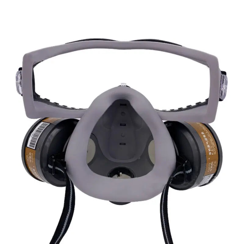 8201 Full Face Mask Anti-Dust Gas Mask Protection For Work Paintting Spray Welding Chemical Respirator With Anti-Fog Goggles