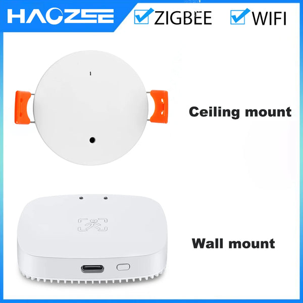 Tuya WiFi/ZigBee Smart Human Presence Detector Millimeter Wave Radar Detection Sensor Support Zigbee2mqtt Home Assistant
