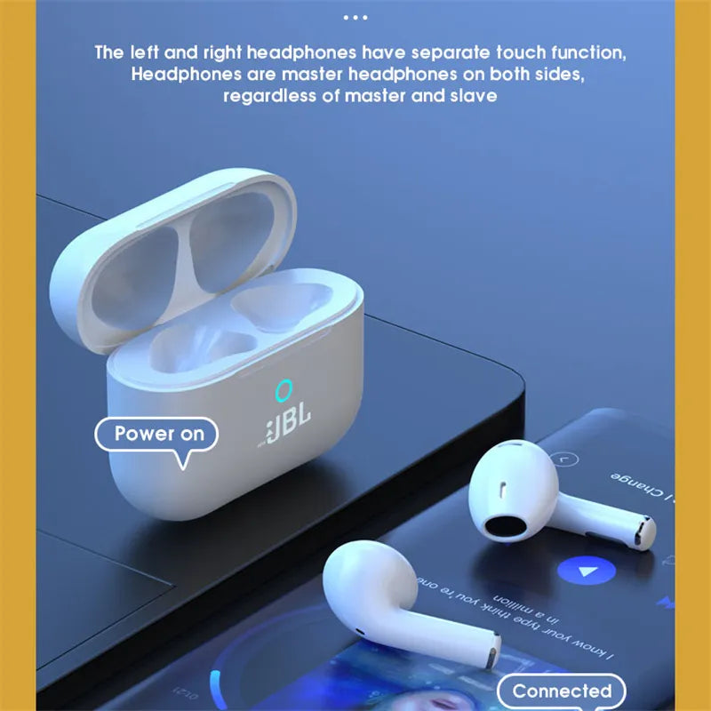 Original For wwJBL T51 TWS in-Ear Pods Wireless Earbuds Bluetooth 5.3 Earphones ENC Noise Canceling Headset Stereo With Mic