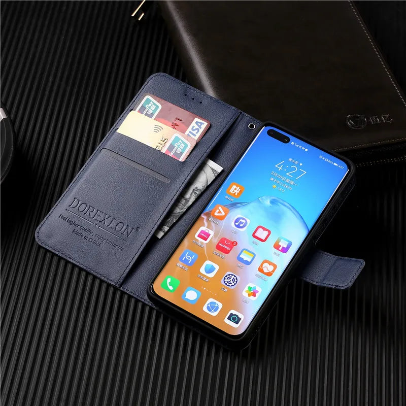 For Motorola One Case Wallet Leather Phone Case for Motorola MOTO P30 Play Case Flip Cover Back Bag