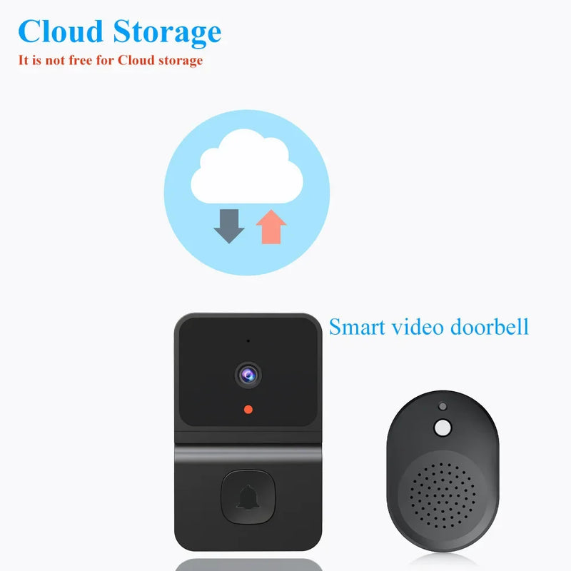 MIJIA Wireless Doorbell WiFi Outdoor HD Camera Security Door Bell Night Vision Video Intercom Voice Change For Home