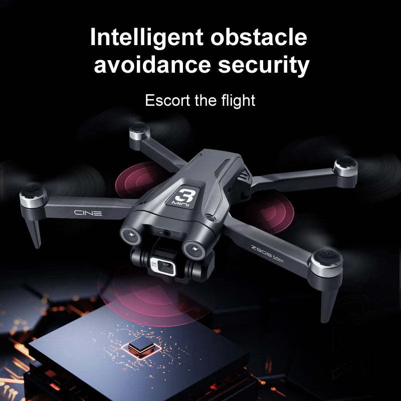 Lenovo Z908Pro Max Drone Professional 8K Dual HD Camera Aerial Photography Aircraft WiFi GPS Brushless Drone Free Shipping