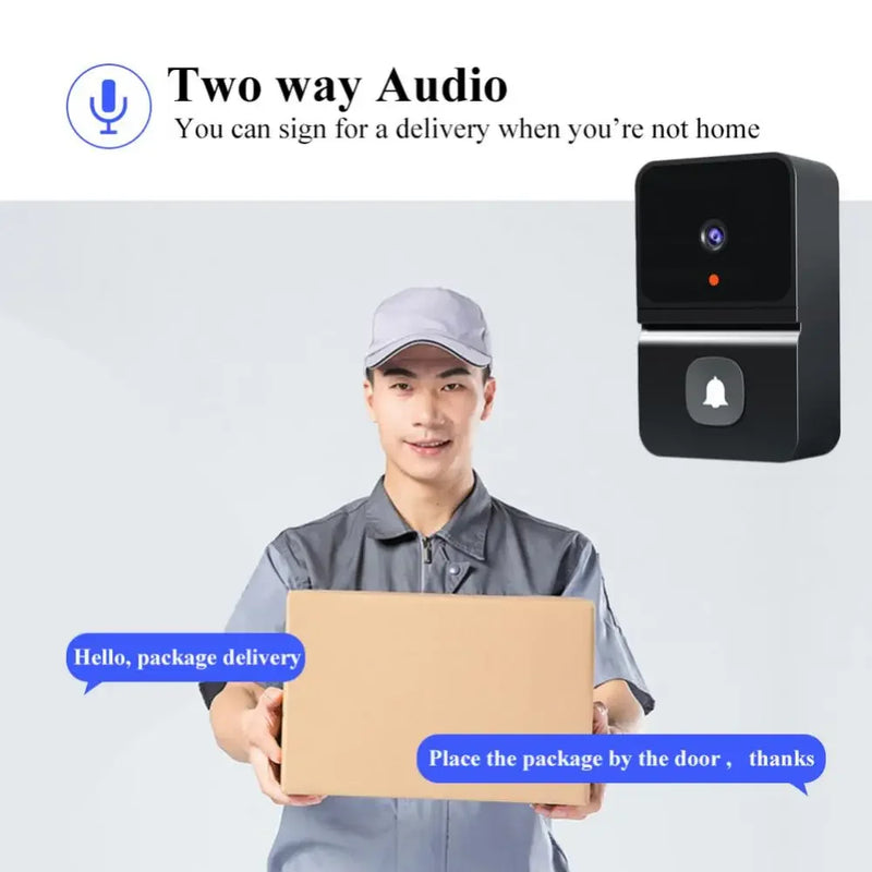 MIJIA Wireless Doorbell WiFi Outdoor HD Camera Security Door Bell Night Vision Video Intercom Voice Change For Home