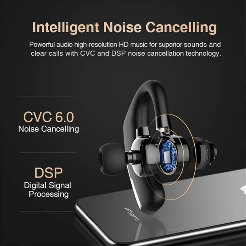 V9 Pro Bluetooth Earphone Led Smart Display Business Handsfree Call Wireless Headphones with Microphone Waterproof Headphones