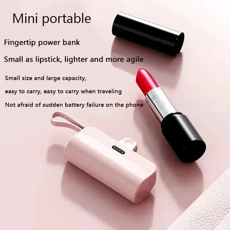 Power Bank 30000mAh Built in Cable Mini PowerBank External Battery Portable Charger For iPhone Samsung Xiaomi Spare Power Banks