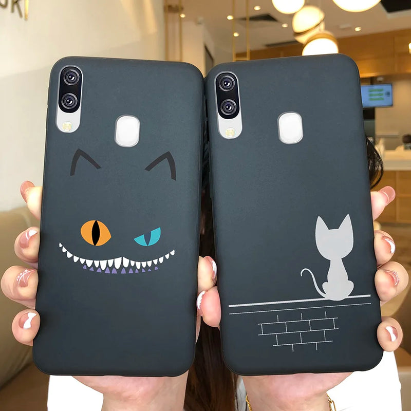 For Samsung A40 Case cover Cartoon Soft Cute Silicone Phone Case For Samsung Galaxy A40 A 40 GalaxyA40 A405 SM-A405F A405F Cases