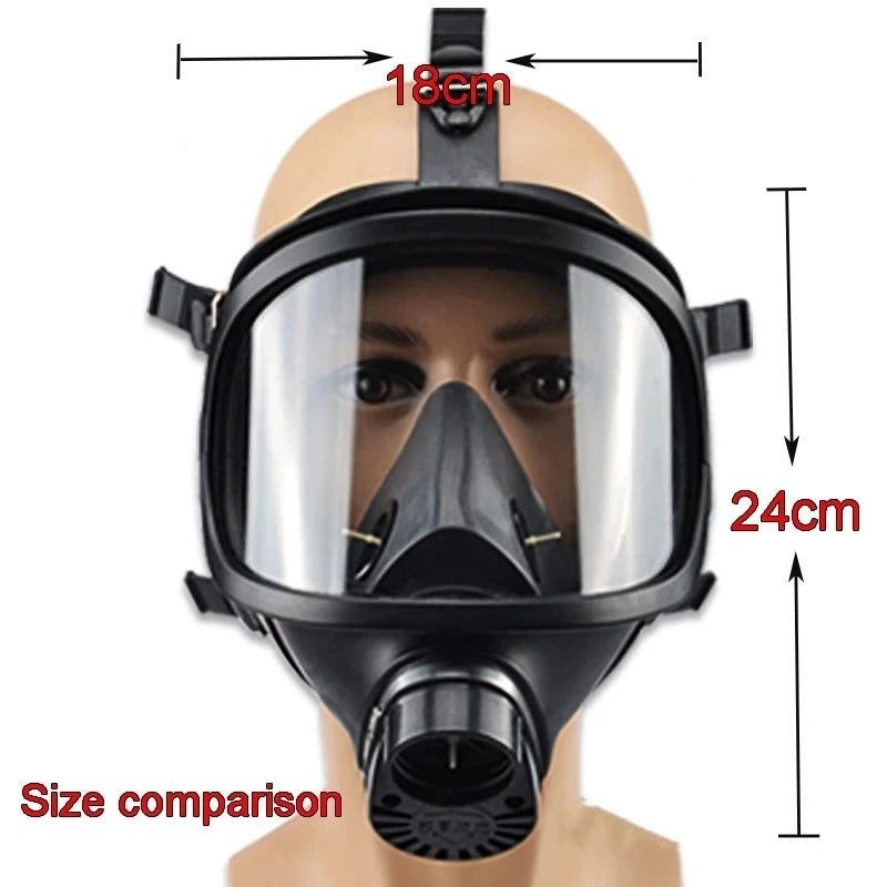 Chemical Respirator Mask, Chemical, Biological and Radioactive Pollution, Full Face Mask, Classic Gas Mask, MF14