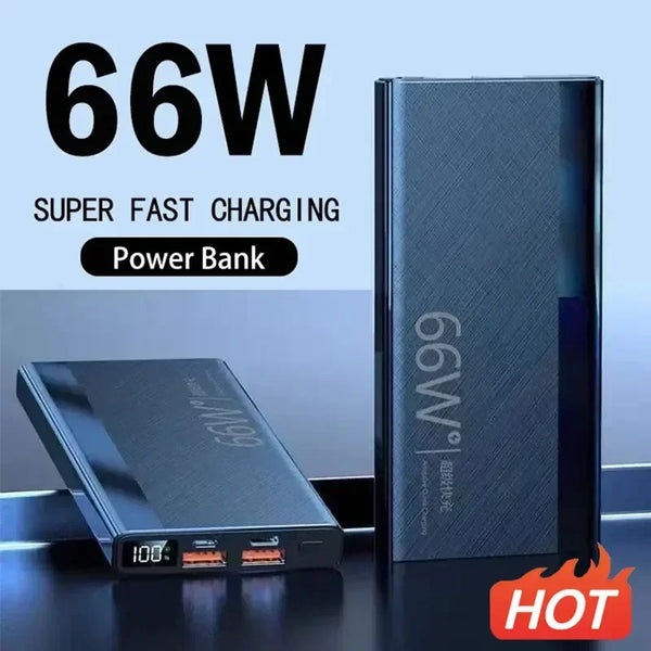 50000mAh Power Bank Built in Cable Mini PowerBank External Battery Portable Charger For iPhone Samsung Xiaomi Power Banks