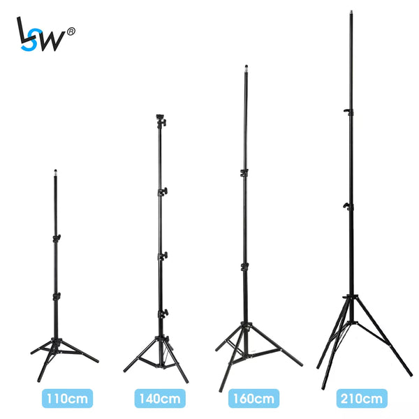 200cm Light Stand Aluminum Portable Photography Selfie Tripod with 1/4 Screw for LED Ring Lamp Softbox Phone Camera