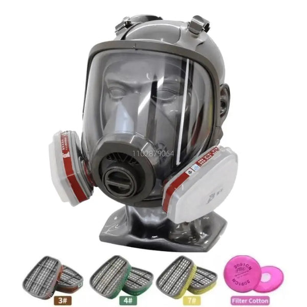 6800 full face mask respirator gas mask acid/organic/ammonia paint chemical pesticide lab dust multifunction filter Gas Mask