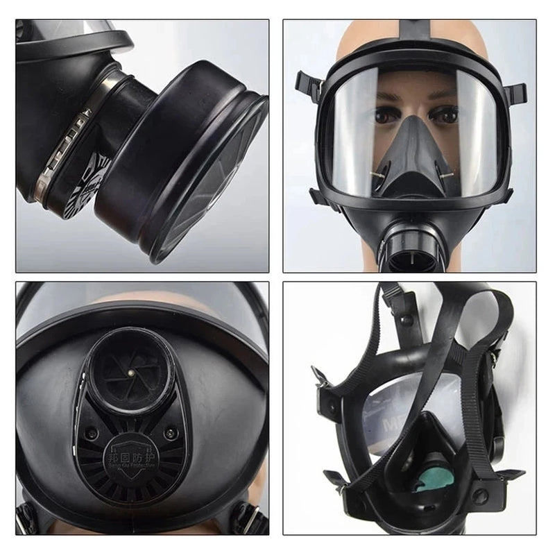 Chemical Respirator Mask, Chemical, Biological and Radioactive Pollution, Full Face Mask, Classic Gas Mask, MF14