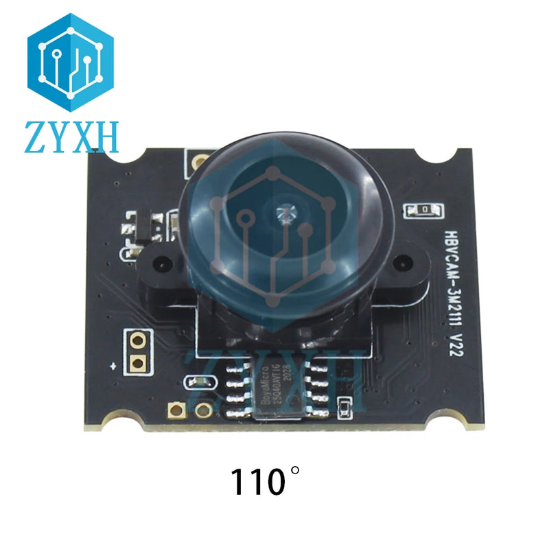 OV3660 USB Camera Module 3 Million Pixels 1080P 110/64 Degree View Vision MJPG/YUY2 Manual Focus For Windows/MAC/Android