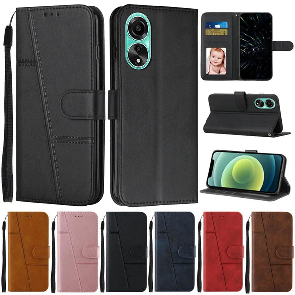 For OPPO A98 A78 A58 4G Case Flip Wallet Book Cover on For Coque OPPO A78 A58 4G Phone Case OPPO A98 Leather Protective Cases