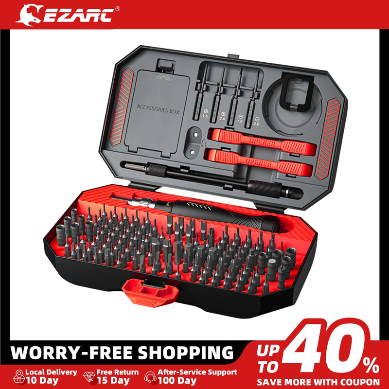 EZARC Precision Screwdriver Set, 145 in 1 Magnetic Torx Screwdriver Kit with Case Professional Repair Tool for Electronics Watch