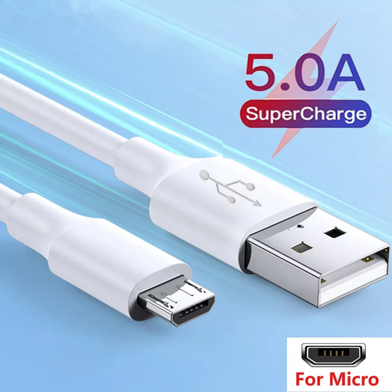 Original Micro USB Cable Fast Charging For Redmi 7 7A Note 5 Mobile Phone Microusb USB Cable For Samsung S6 S7 Micro USB Cable