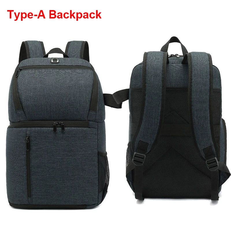 Waterproof DSLR Camera Bag Backpack With Charging Earphone Hole Outdoor Photo Bag for Canon Nikon Laptop Tripod Video Lens Bag