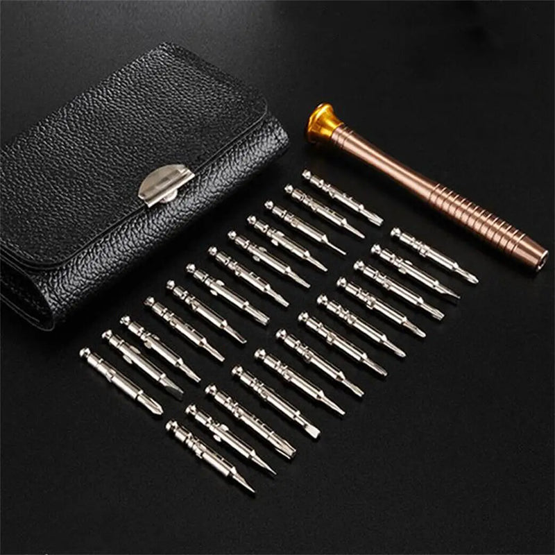 25 in 1 Mini Precision Screwdriver Set Electronic Torx Screwdriver Opening Repair Tools Kit for iPhone Camera Watch Tablet PC